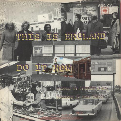 The Clash This Is England 7" vinyl single (7 inch record / 45) UK CSH07TH171505