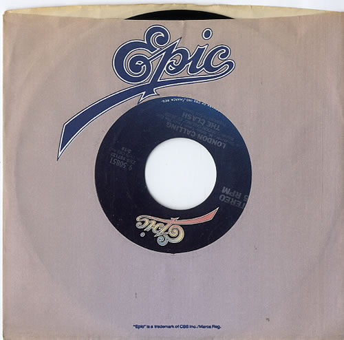 The Clash Train In Vain [Stand By Me] 7" vinyl single (7 inch record / 45) US CSH07TR592973