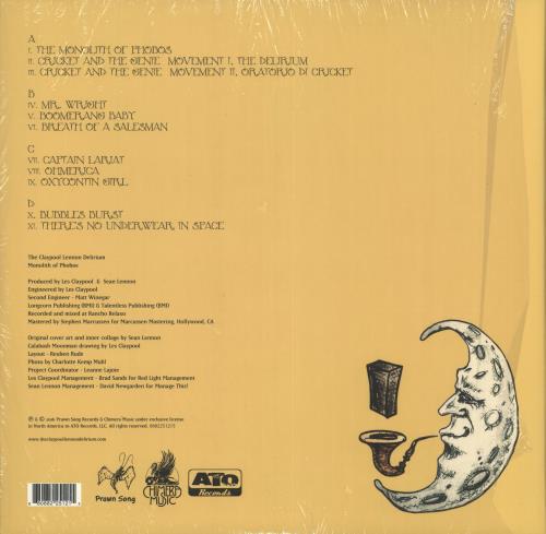 The Claypool Lennon Delirium Monolith Of Phobos 2-LP vinyl record set (Double LP Album) US YHZ2LMO715534