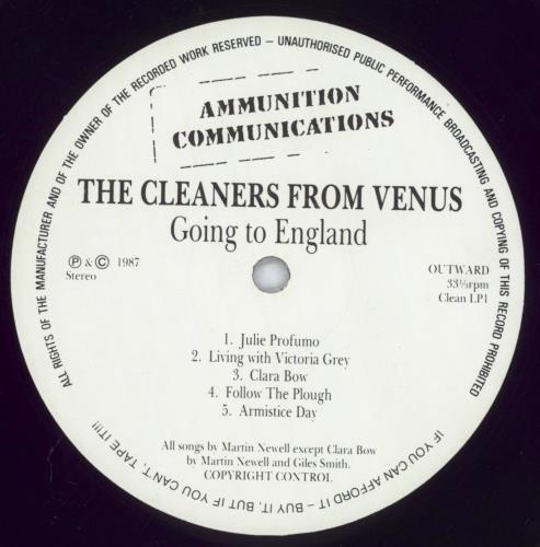The Cleaners From Venus Going To England vinyl LP album (LP record) UK 3M5LPGO825314
