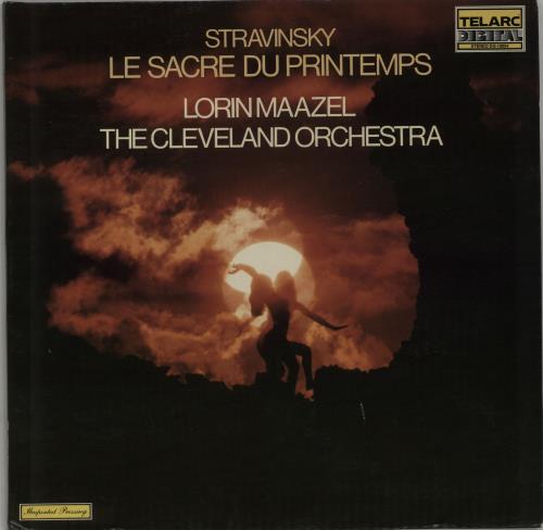 The Cleveland Orchestra Stravinsky: Le Sacre Du Printemps vinyl LP album (LP record) German WYJLPST650045