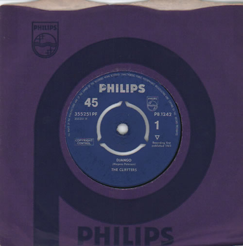 The Cliffters Django 7" vinyl single (7 inch record / 45) UK XKN07DJ634390