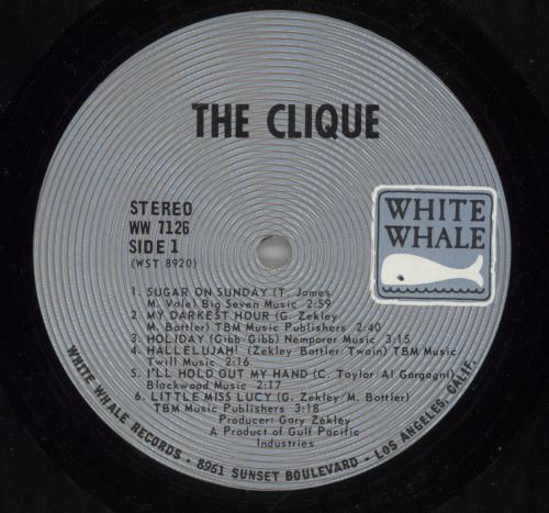 The Clique The Clique vinyl LP album (LP record) US CLQLPTH885656