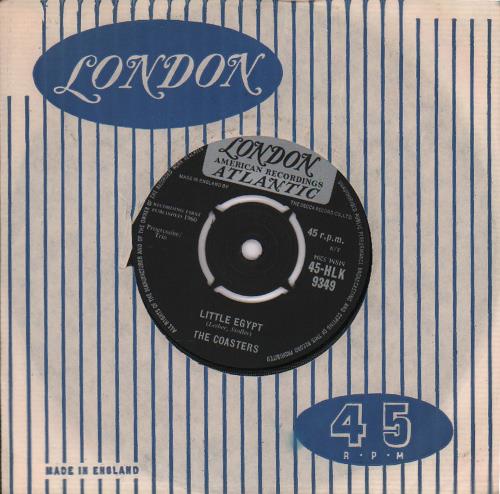 The Coasters Little Egypt 7" vinyl single (7 inch record / 45) UK COA07LI646242