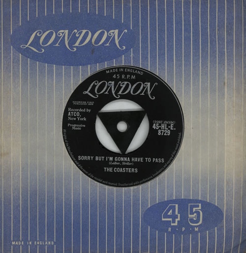 The Coasters The Shadow Knows 7" vinyl single (7 inch record / 45) UK COA07TH570455