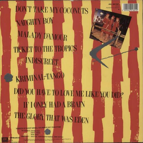 The Coconuts Don't Take My Coconuts vinyl LP album (LP record) UK CNULPDO575896