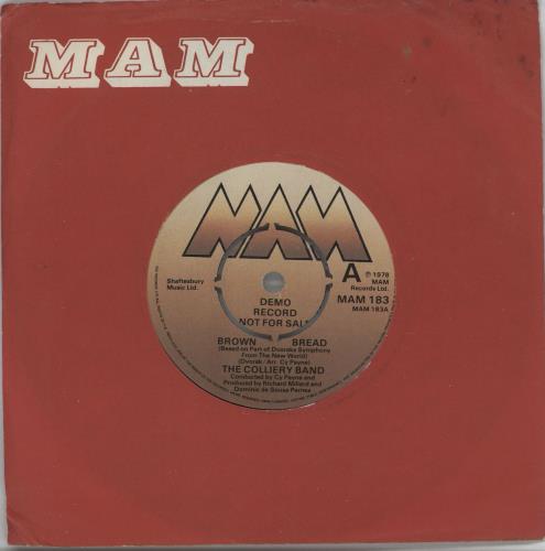 The Colliery Band Brown Bread 7" vinyl single (7 inch record / 45) UK 18E07BR755855