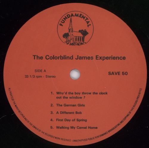 The Colorblind James Experience The Colorblind James Experience vinyl LP album (LP record) UK CBFLPTH306778