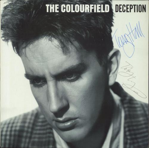 The Colourfield Deception - Autographed vinyl LP album (LP record) UK CFDLPDE280062
