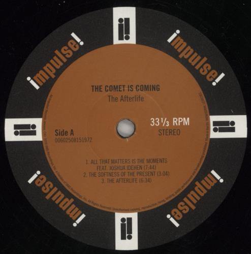 The Comet Is Coming The Afterlife vinyl LP album (LP record) UK Y5ZLPTH859413