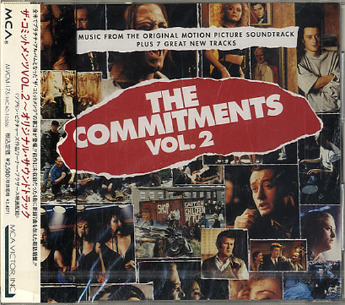 The Commitments The Commitments Vol. 2 CD album (CDLP) Japanese CMTCDTH611374