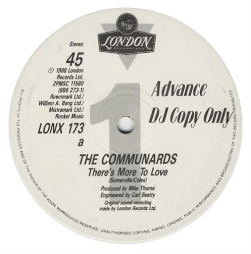 The Communards There's More To Love 12" vinyl single (12 inch record / Maxi-single) UK COM12TH105145
