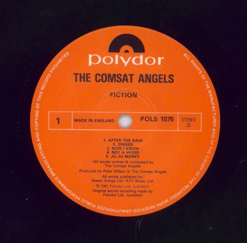 The Comsat Angels Fiction - EX vinyl LP album (LP record) UK TCALPFI796780