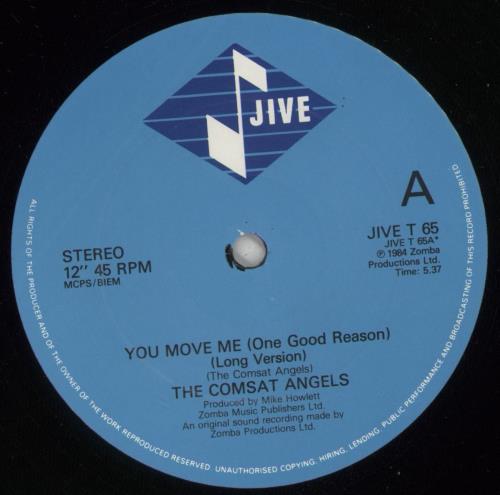 The Comsat Angels You Move Me (One Good Reason) 12" vinyl single (12 inch record / Maxi-single) UK TCA12YO625922