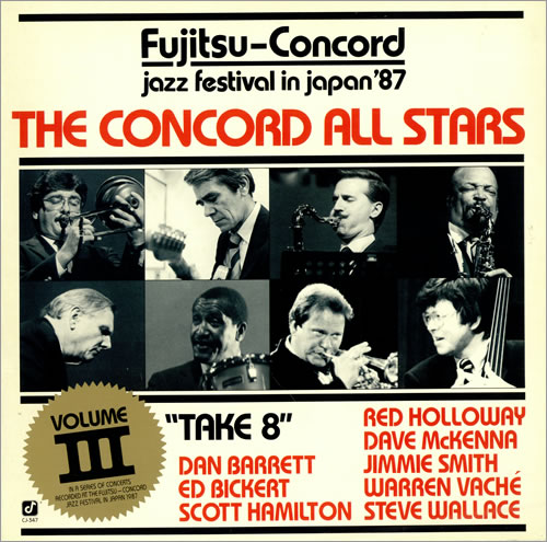 The Concord All Stars Take 8 Volume 3 vinyl LP album (LP record) German T7VLPTA471767