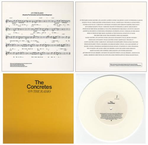 The Concretes On The Radio - White Vinyl 7" vinyl single (7 inch record / 45) UK ULX07ON361852