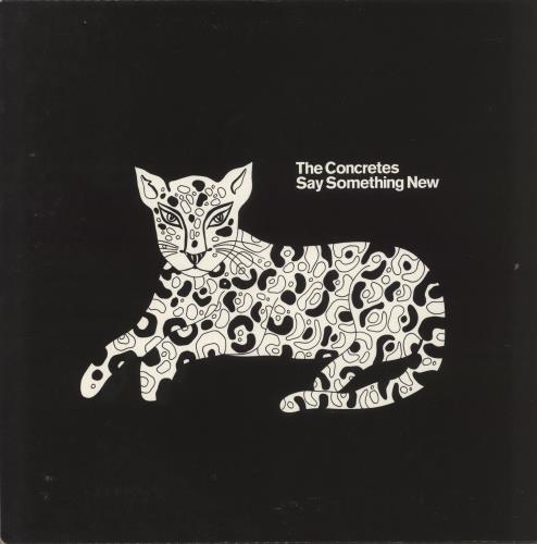 The Concretes Say Something New 12" vinyl single (12 inch record / Maxi-single) UK ULX12SA886051