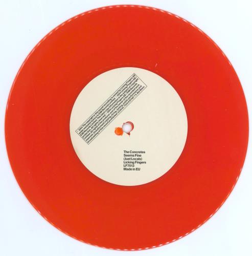The Concretes Seems Fine 7" vinyl single (7 inch record / 45) UK ULX07SE302631