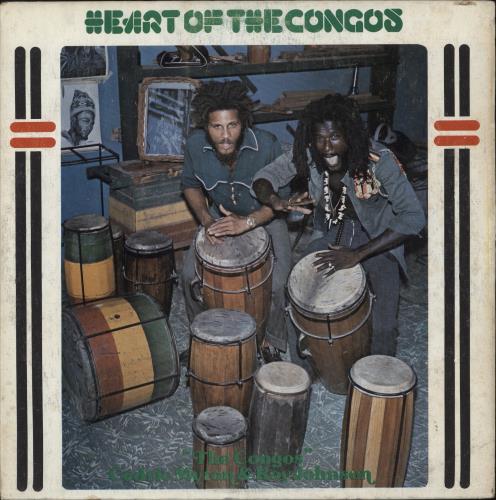 The Congos Heart Of The Congos - Green & White Label vinyl LP album (LP record) Jamaican S8GLPHE877281