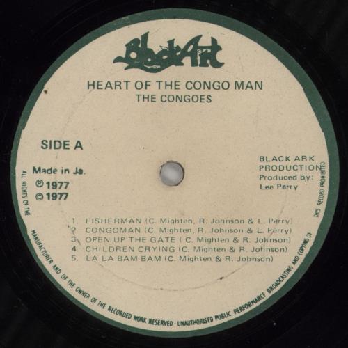 The Congos Heart Of The Congos - Green & White Label vinyl LP album (LP record) Jamaican S8GLPHE877281