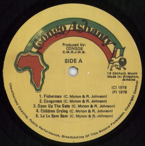 The Congos Heart Of The Congos vinyl LP album (LP record) Jamaican S8GLPHE800137