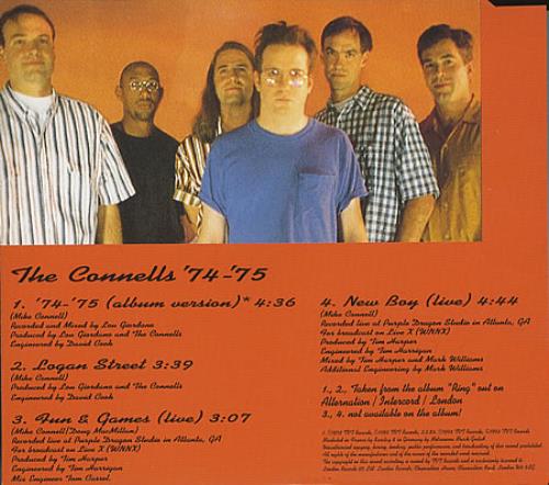 The Connells '74 - '75 - Orange P/S CD single (CD5 / 5") UK COEC5OR390987