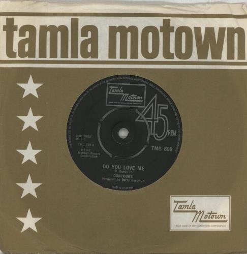 The Contours Do You Love Me - 4-prong 7" vinyl single (7 inch record / 45) UK CO107DO884138