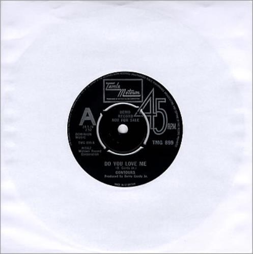 The Contours Do You Love Me 7" vinyl single (7 inch record / 45) UK CO107DO350093