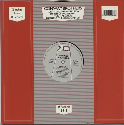 The Conway Brothers Turn It Up (Original US Mix) 12" vinyl single (12 inch record / Maxi-single) UK U9Y12TU659030