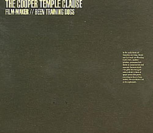 The Cooper Temple Clause Film-Maker / Been Training Dogs 2-CD single set (Double CD single) UK TCO2SFI206433