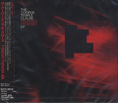 The Cooper Temple Clause Promises Promises CD single (CD5 / 5") Japanese TCOC5PR238805