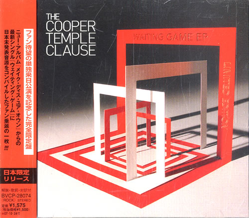 The Cooper Temple Clause Waiting Game EP CD single (CD5 / 5") Japanese TCOC5WA506752
