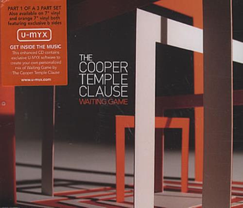 The Cooper Temple Clause Waiting Game CD single (CD5 / 5") UK TCOC5WA384121