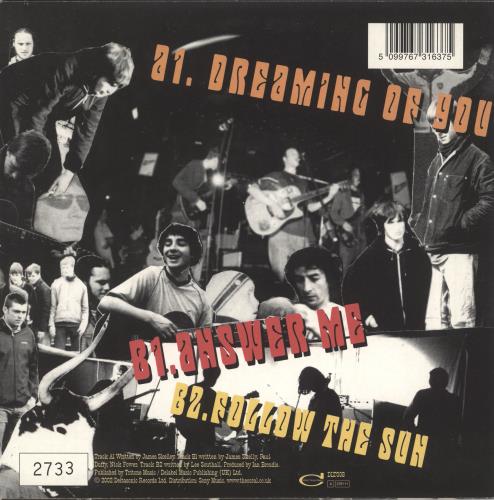 The Coral Dreaming Of You - Numbered 7" vinyl single (7 inch record / 45) UK C.O07DR224993