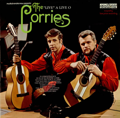 The Corries Live A Live O vinyl LP album (LP record) UK T4YLPLI459198