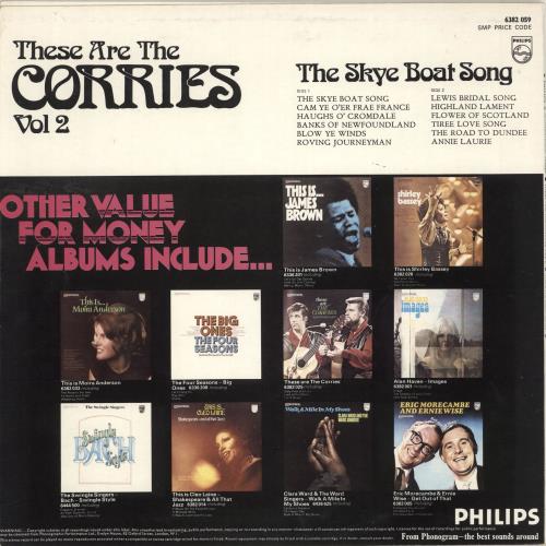 The Corries These Are The Corries Vol 2 (The Skye Boat Song) vinyl LP album (LP record) UK T4YLPTH713042