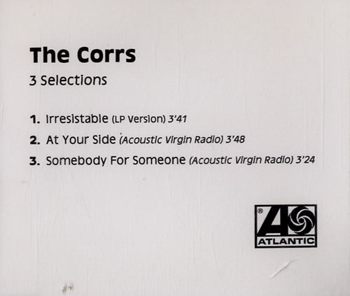 The Corrs 3 Selections CD-R acetate UK ORRCRSE588235