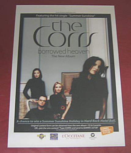 The Corrs Borrowed Heaven poster Malaysia ORRPOBO357928