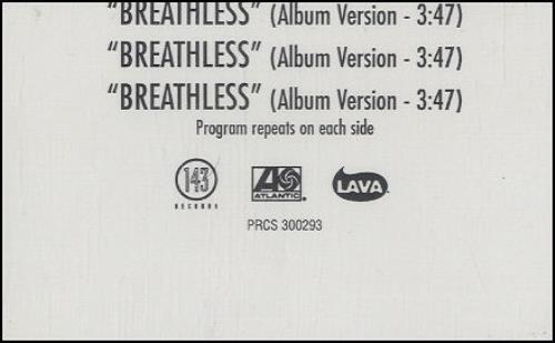 The Corrs Breathless cassette single US ORRCSBR442967