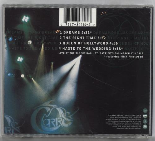 The Corrs Dreams - Live At Albert Hall CD single (CD5 / 5") UK ORRC5DR112559