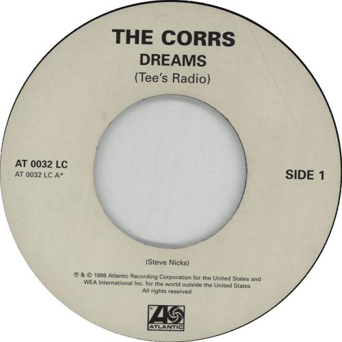 The Corrs Dreams 7" vinyl single (7 inch record / 45) UK ORR07DR667660