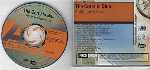 The Corrs In Blue Audio Interview CD album (CDLP) US ORRCDIN169528