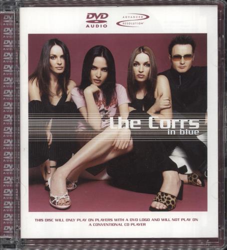 The Corrs In Blue DVD-Audio disc UK ORRADIN221939