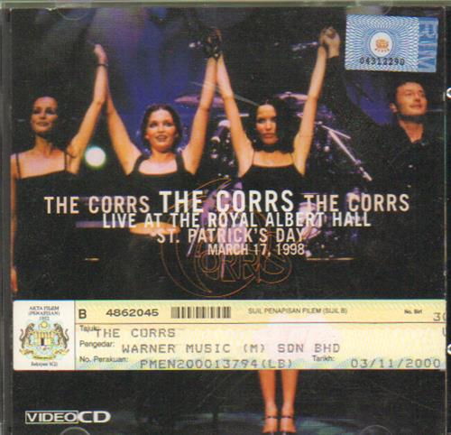 The Corrs Live At The Royal Albert Hall Video CD Singapore ORRVDLI149001