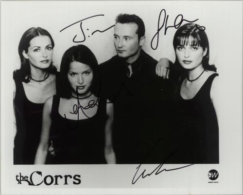 The Corrs Signed Publicity Photo - Waist Up image photograph UK ORRPHSI666411
