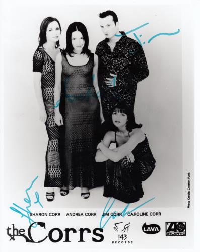 The Corrs Signed Publicity Photo photograph UK ORRPHSI666410