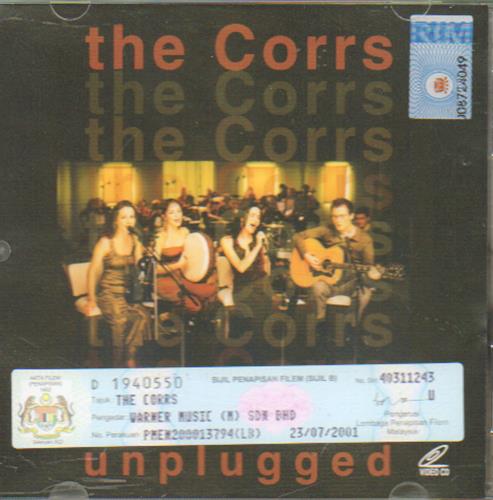 The Corrs Unplugged Video CD Malaysia ORRVDUN667508