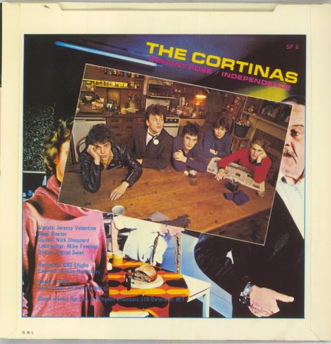 The Cortinas Defiant Pose - P/S 7" vinyl single (7 inch record / 45) UK OTA07DE265364