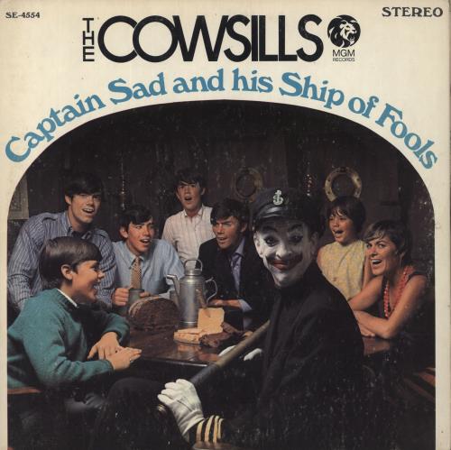The Cowsills Captain Sad And His Ship Of Fools vinyl LP album (LP record) US CWSLPCA806494