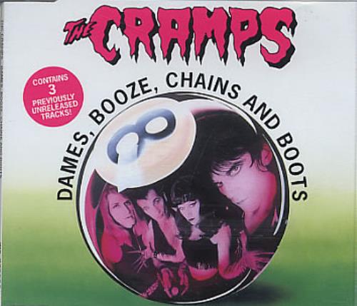 The Cramps Dame, Booze, Chains And Boots CD single (CD5 / 5") German CRAC5DA284756